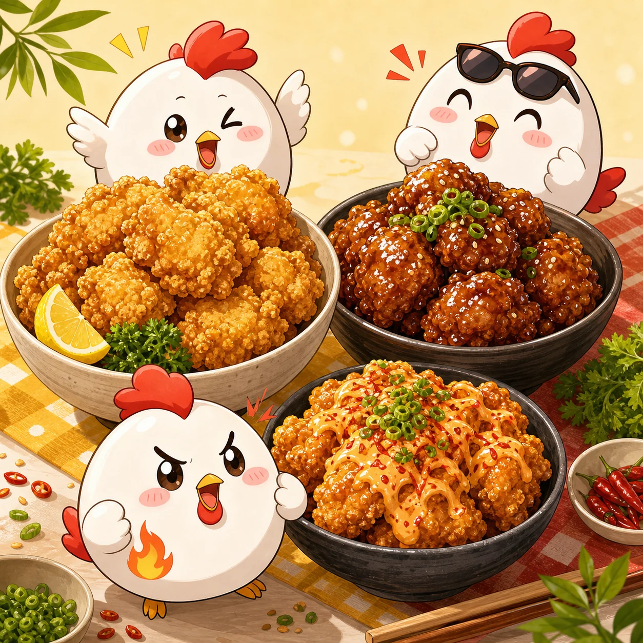 Karaage für jede Stimmung.